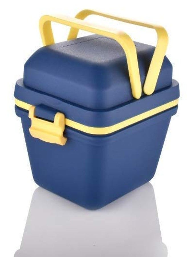 UNITRA Products Dieting Airtight Lunch Box Set | 3 Compartment Tiffin with Handle & Push Lock | Plastic Tiffin Box for Travelling, School Kids 3 Compartment Tiffin with Handle & Push Lock | Plastic Tiffin Box for Travelling, School Kids & Office Exclusive (multicolor) - Image 1